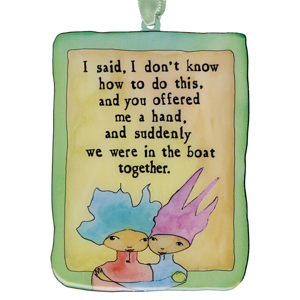 Easier with Two Ornament