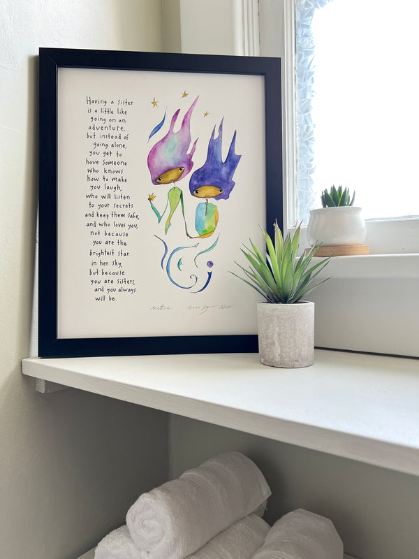 Sisters Art Print