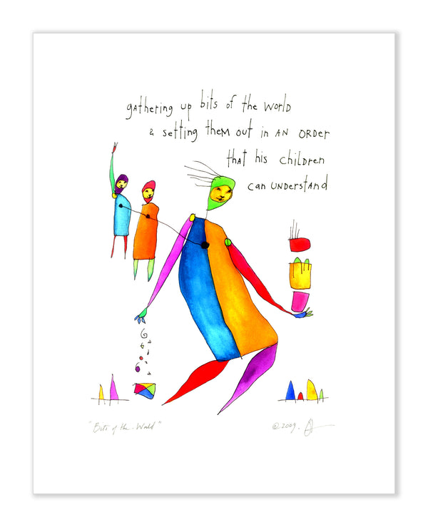 Bits of the World Art Print