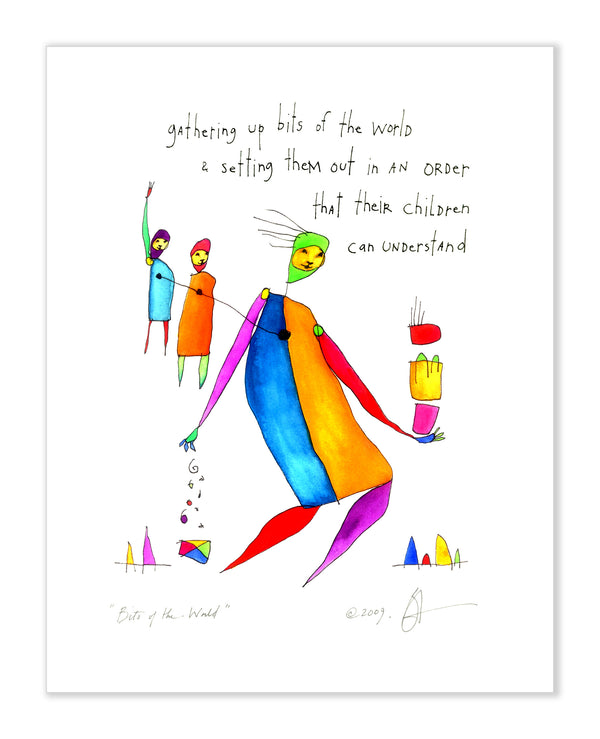 Bits of the World Art Print