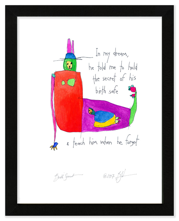 Birth Secret Art Print
