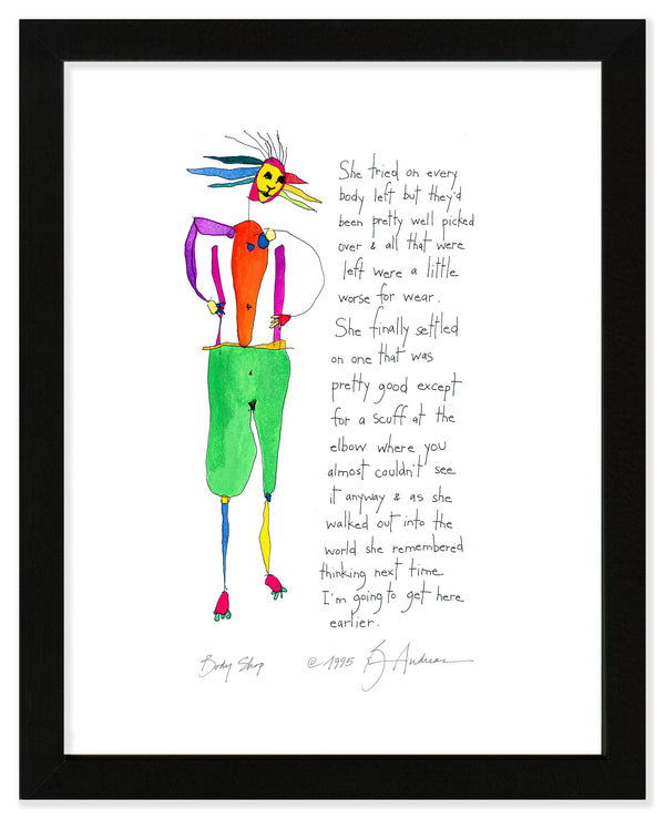 Body Shop Art Print
