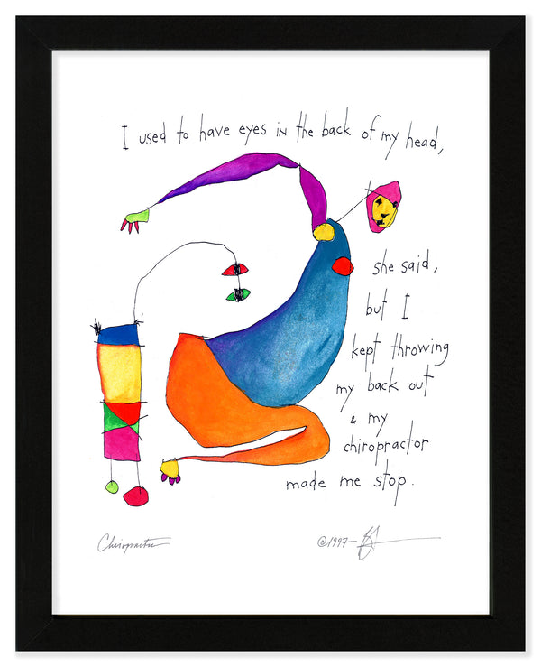 Chiropractor Art Print