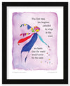 Her Laughter Color Wash Print