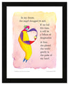 Imagining World Color Wash Print