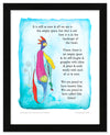 Landscape of the Heart (masc) Color Wash Print