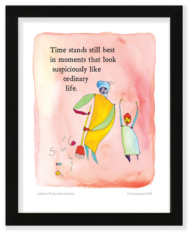 Ordinary Life Color Wash Print