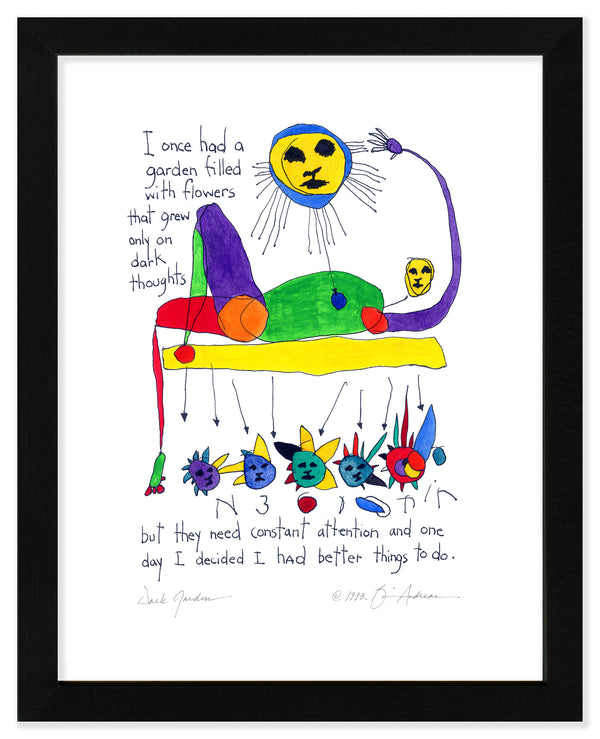 Dark Garden Art Print