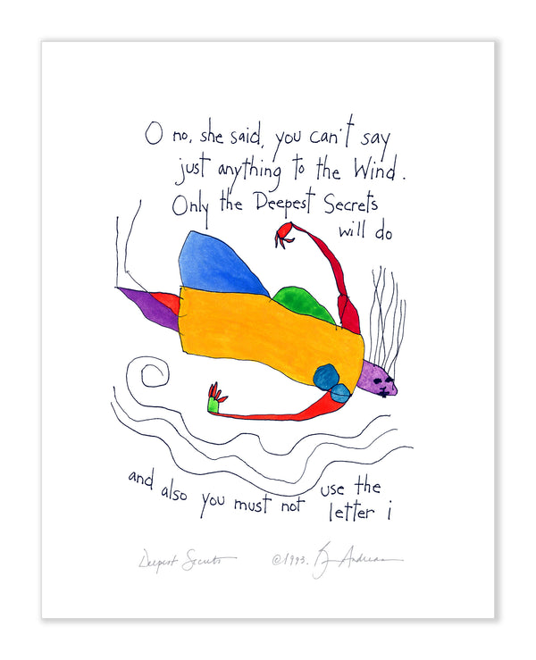 Deepest Secrets Art Print