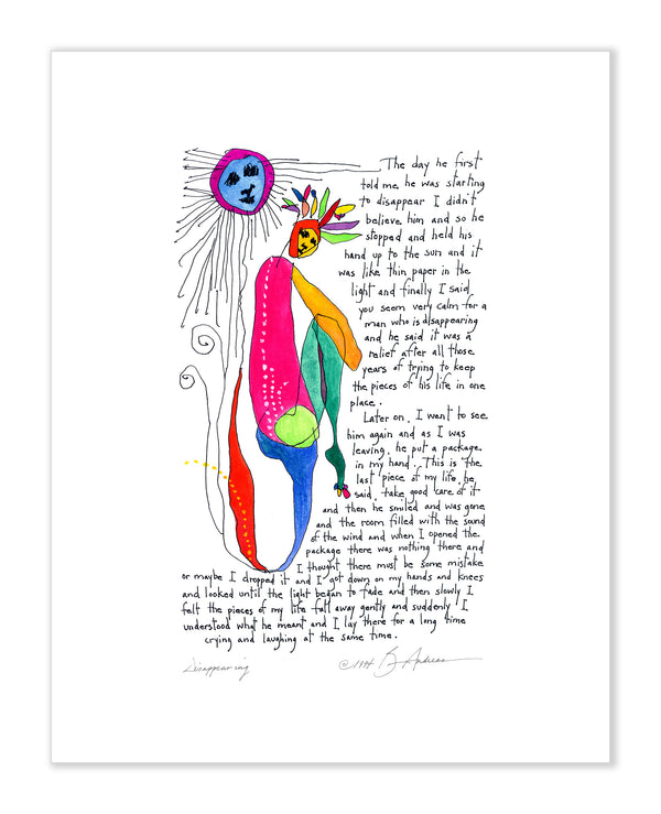 Disappearing Art Print