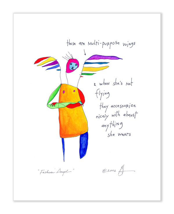 Fashion Angel Art Print