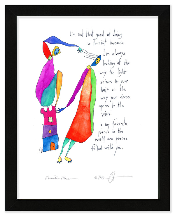 Favorite Places Art Print