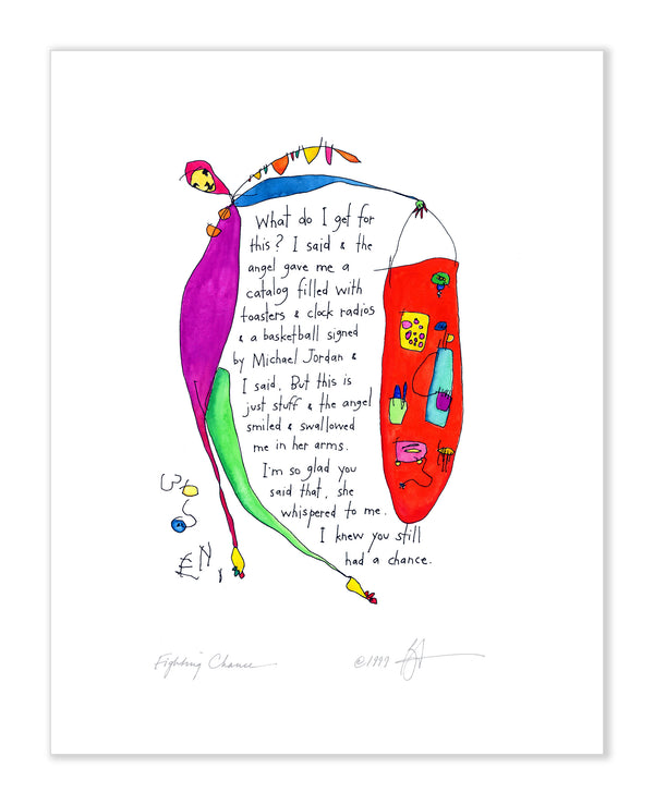 Fighting Chance Art Print