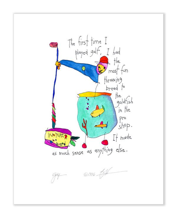 Golf Art Print