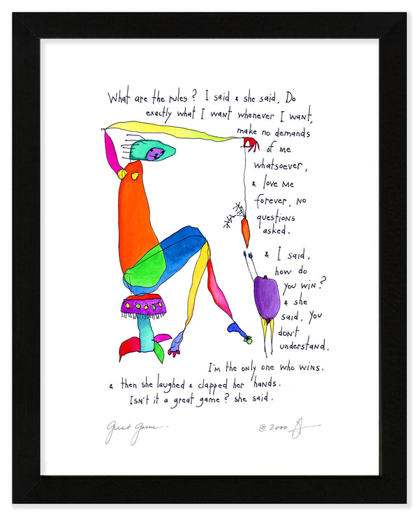 Great Game Art Print