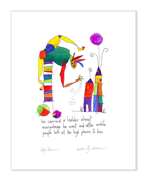 High Places Art Print