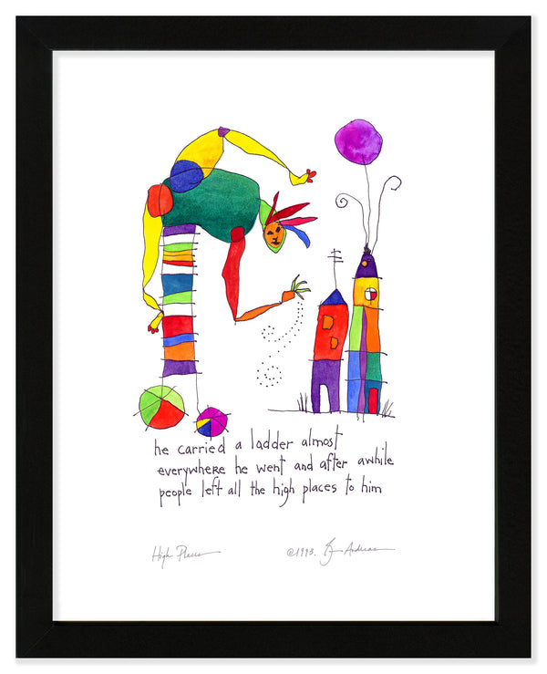 High Places Art Print