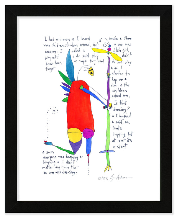 Hopping Art Print