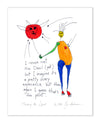 Meeting the Devil Art Print