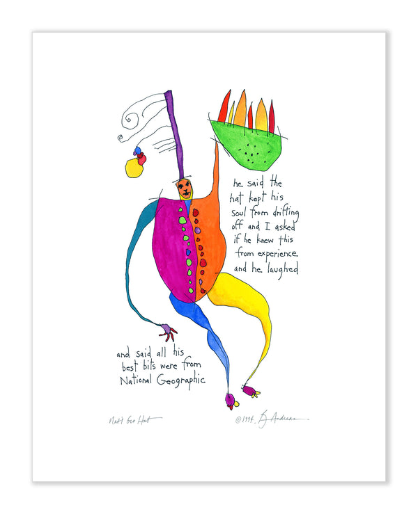 National Geographic Hat Art Print