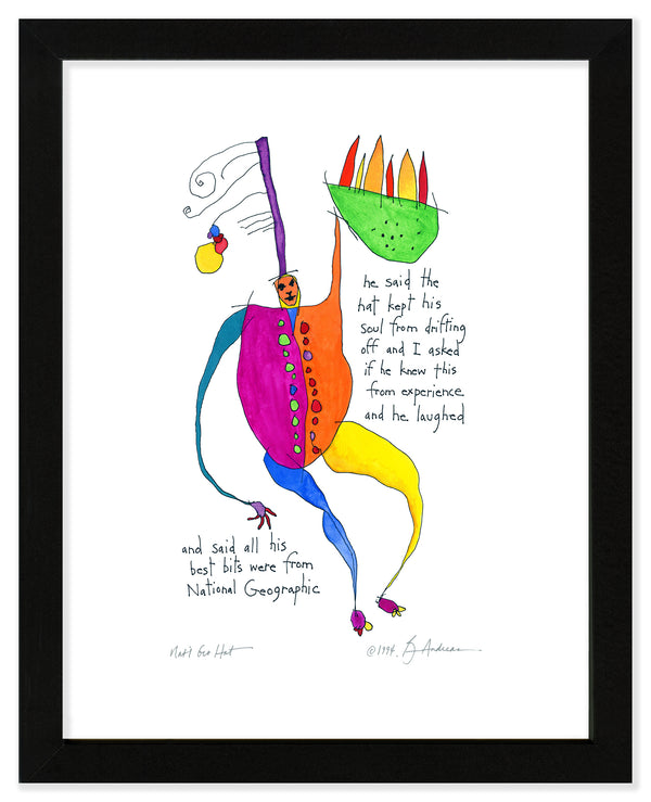 National Geographic Hat Art Print