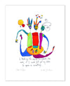 Selves to Agree Art Print