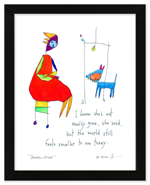 Smaller World Art Print