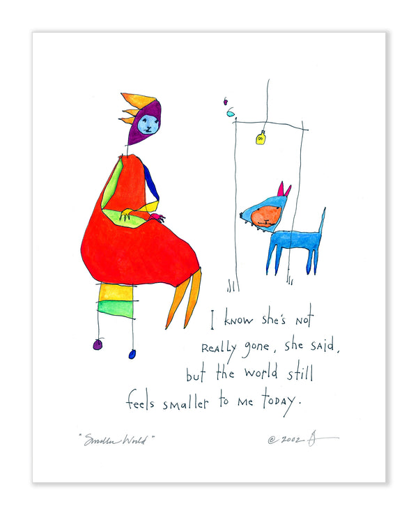 Smaller World Art Print