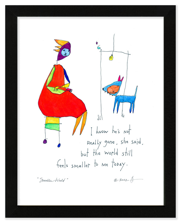 Smaller World Art Print