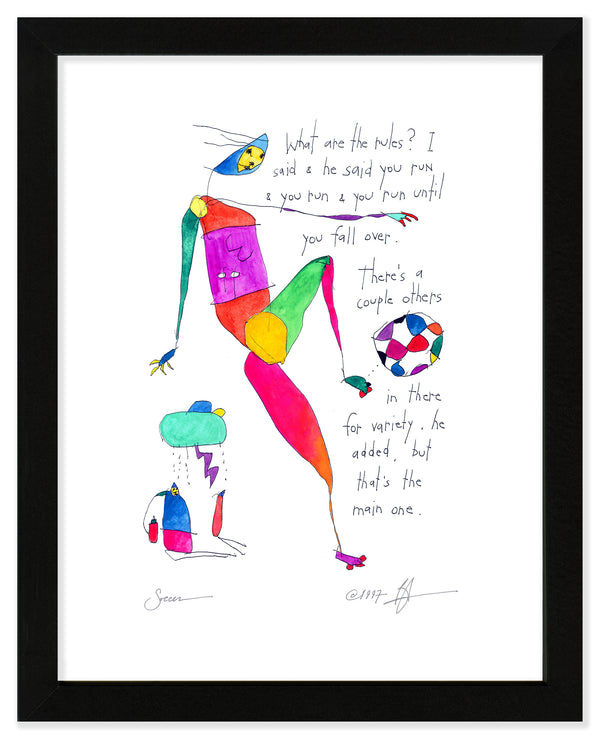 Soccer Art Print