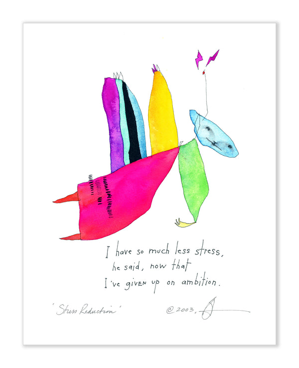 Stress Reduction Art Print