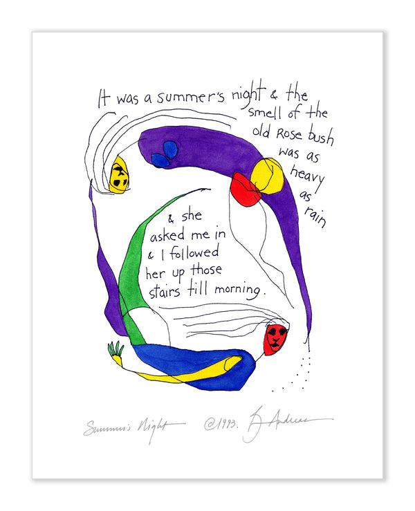 Summer's Night Art Print