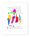 Teaching Right Art Print