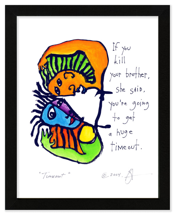 Timeout Art Print