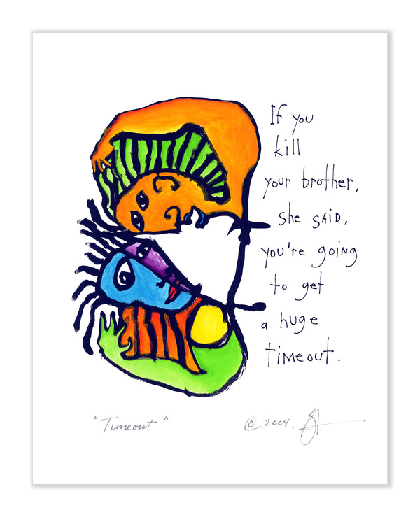 Timeout Art Print