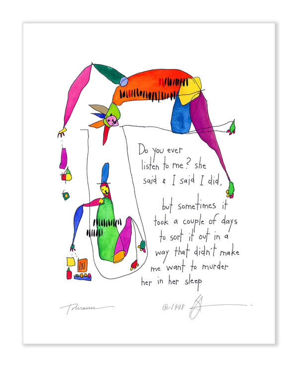 Tolerance Art Print