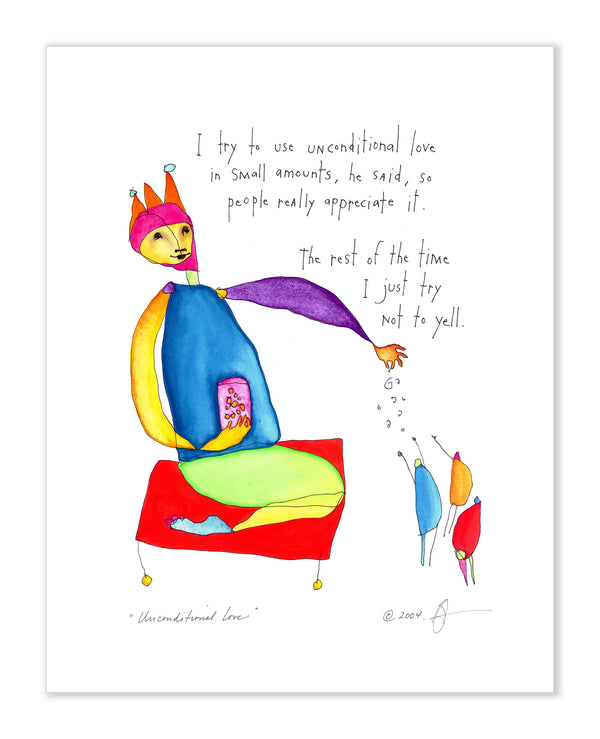 Unconditional Love Art Print