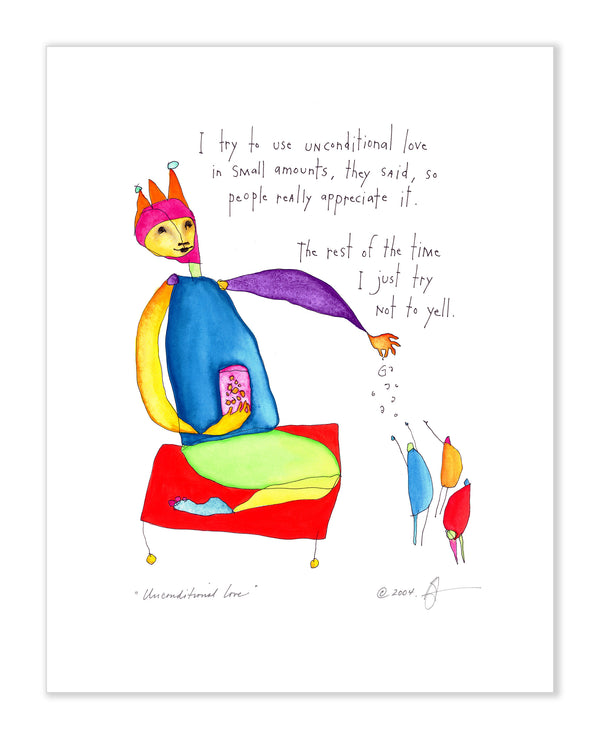 Unconditional Love Art Print