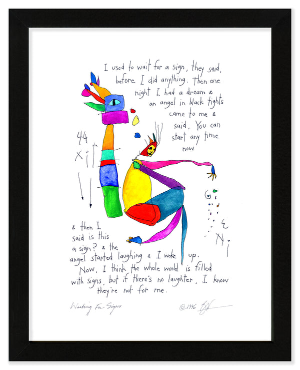 Waiting for Signs Art Print