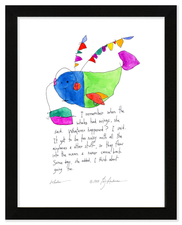 Whales Prints Art Print