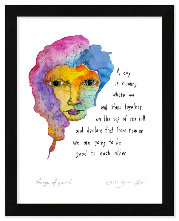 Change of Guard Art Print