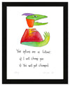 Chomp Art Print