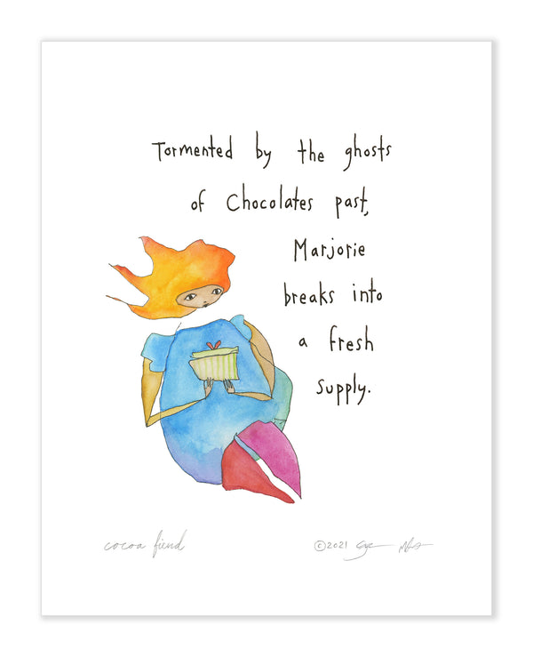 Cocoa Fiend Art Print