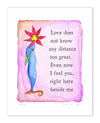 Close Love Color Wash Print