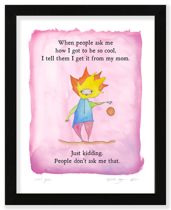 Cool Gene Color Wash Print