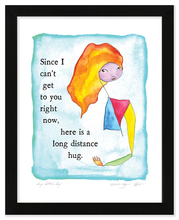 Long Distance Hug Color Wash Print