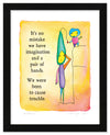 Revolutionaries Color Wash Print