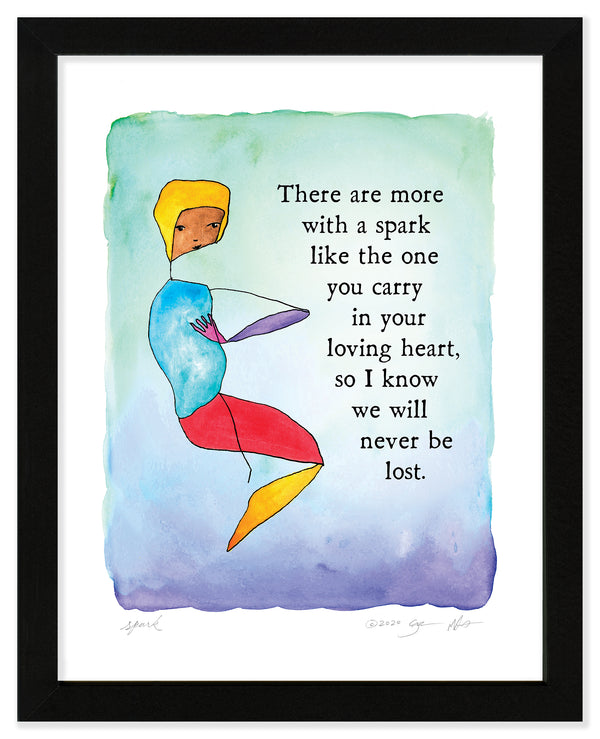 Spark Color Wash Print
