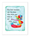 Teach Love Color Wash Print