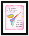 Wish Color Wash Print